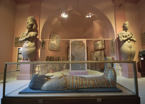 mummy at egyptian museum
