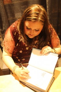 Tigers Curse (Colleen at a book signing)