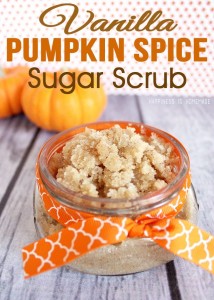Pumpkin pie sugar scrub