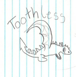 Aidan's drawing 2 Toothless